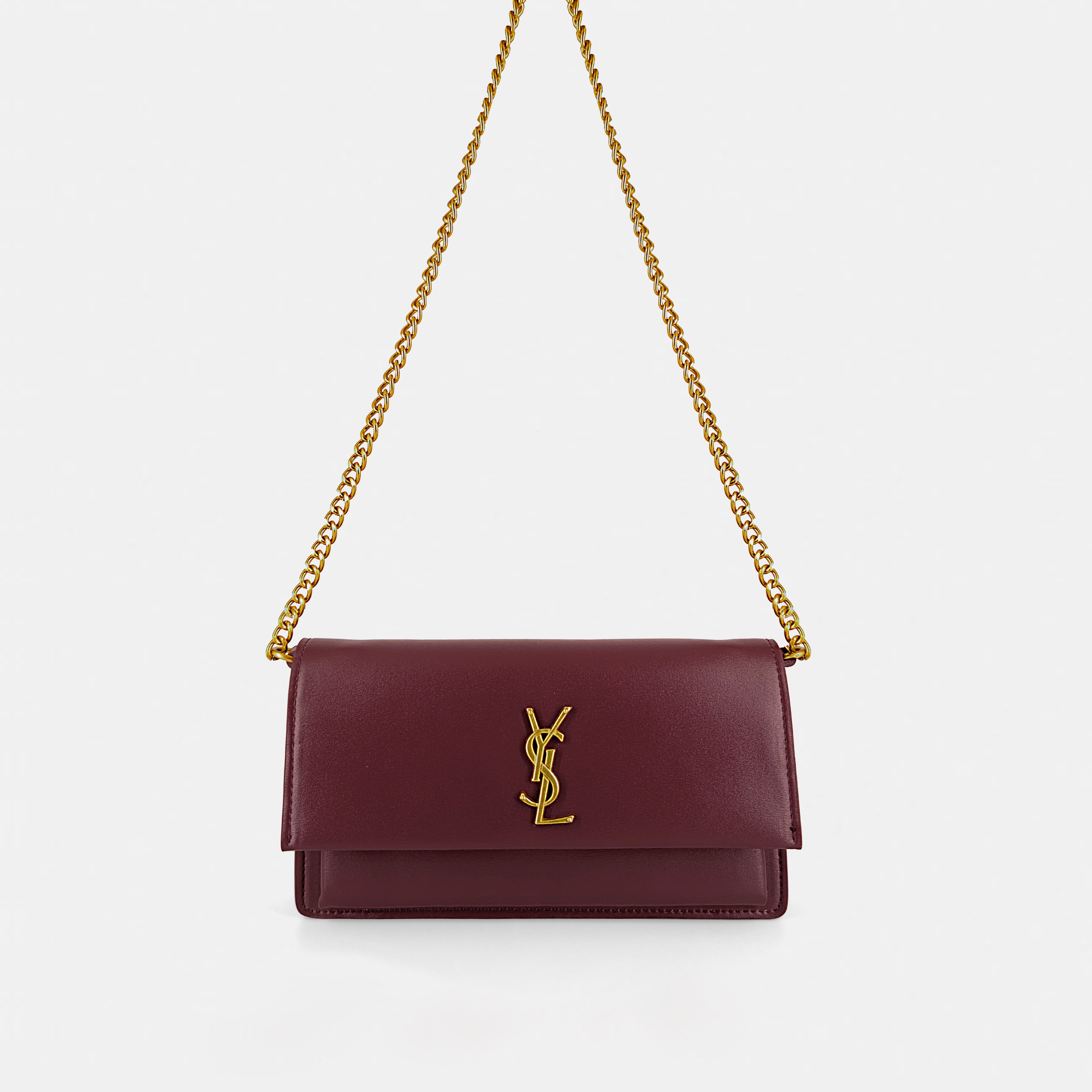 Parisian Elegance: YSL-Inspired Monogrammed Crossbody