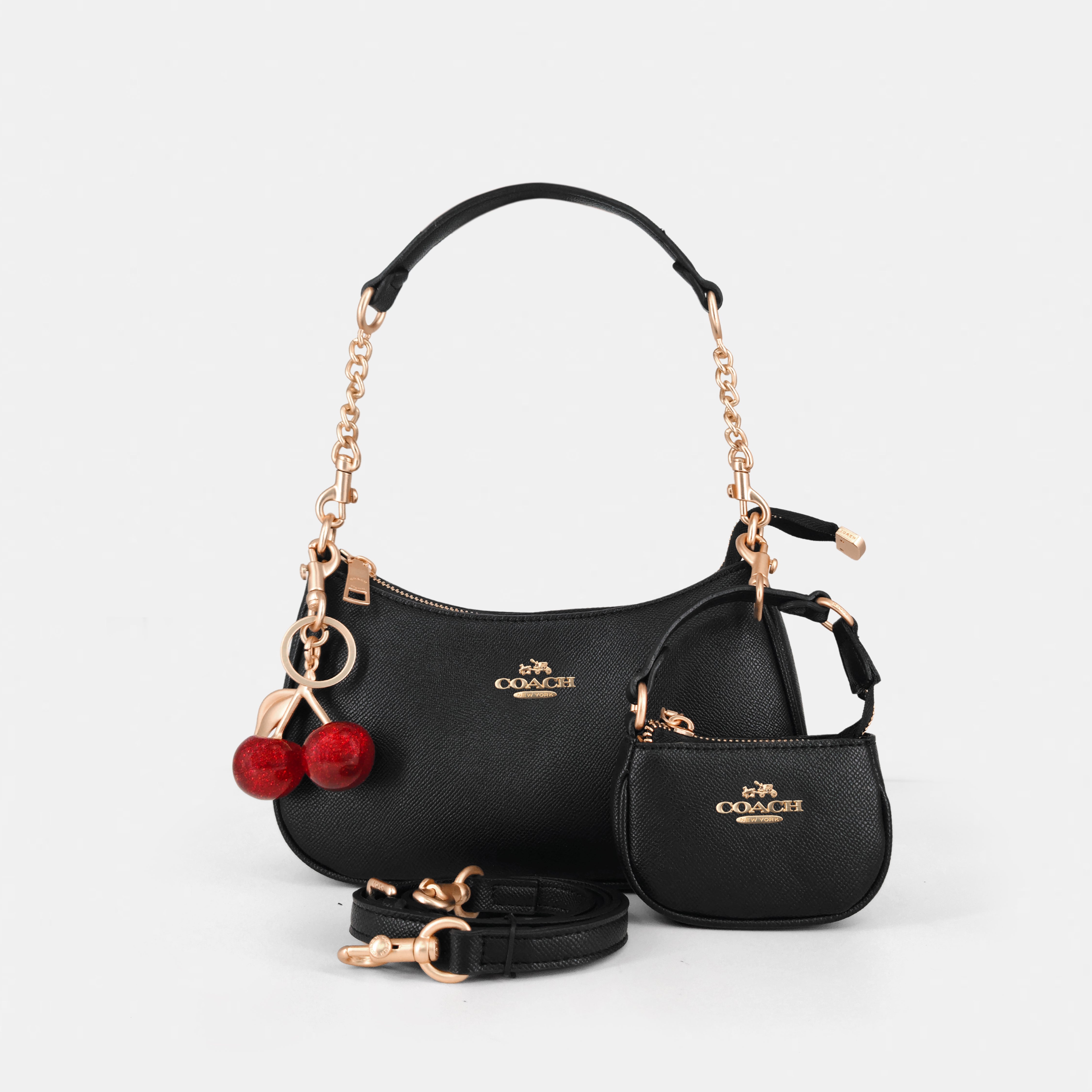 Coach-Inspired Signature Sling Bag
