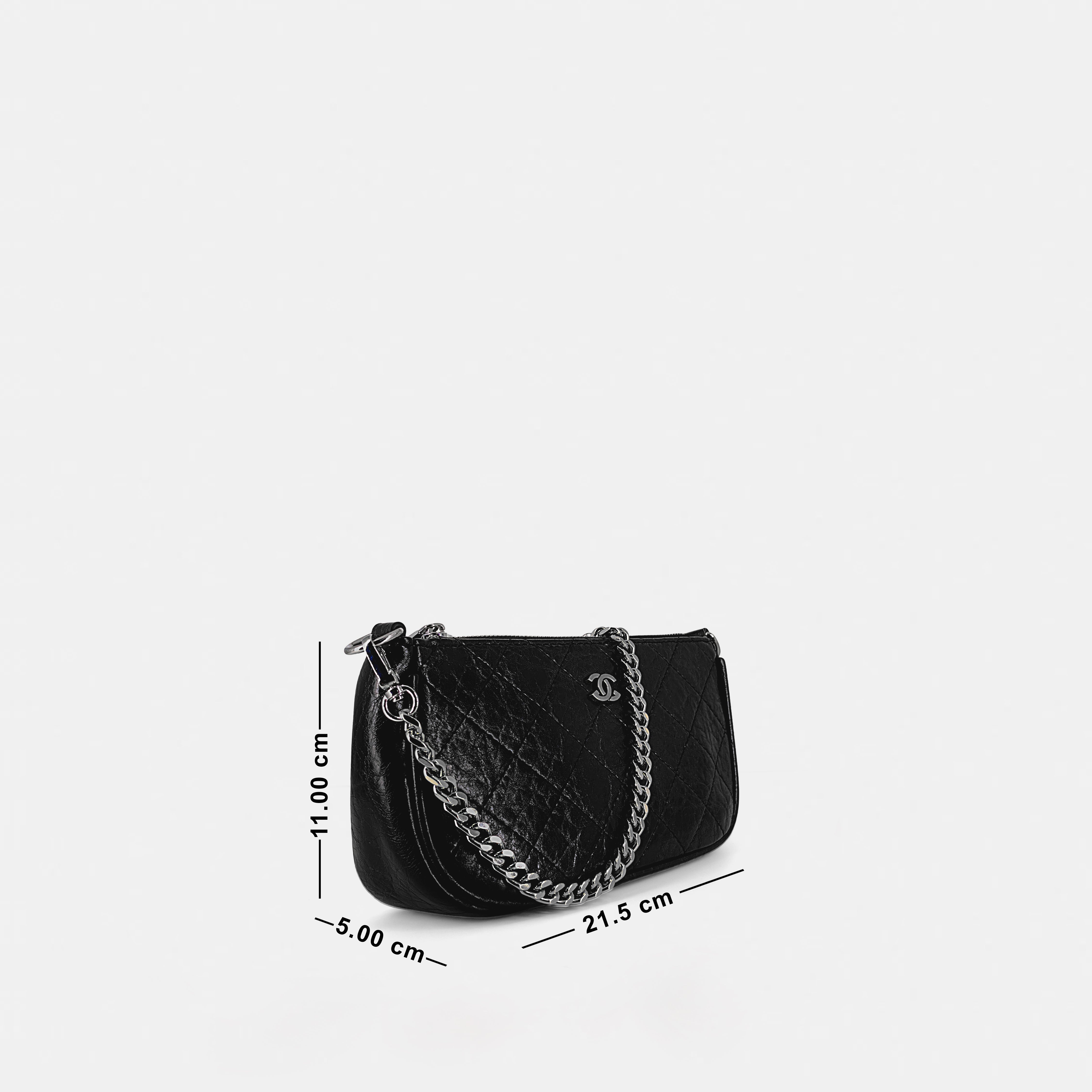 Chanel-Inspired Quilted Shoulder Bag
