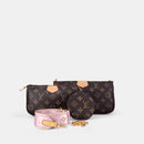 LV-Inspired Monogram Crossbody Bag