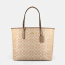 C -Inspired Structured Tote BAG