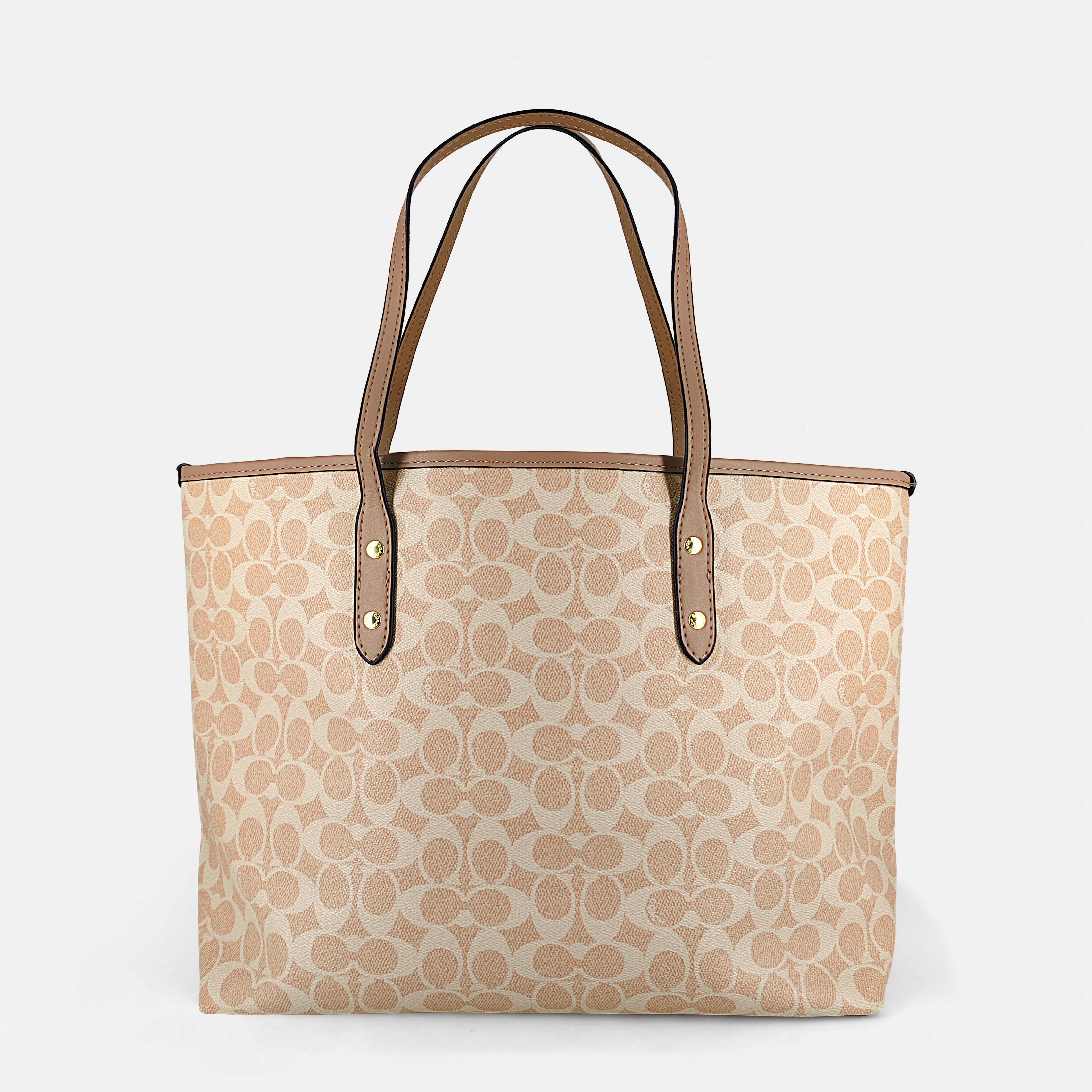 C -Inspired Structured Tote BAG