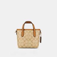 Coach-Inspired Mini Structured Handbag