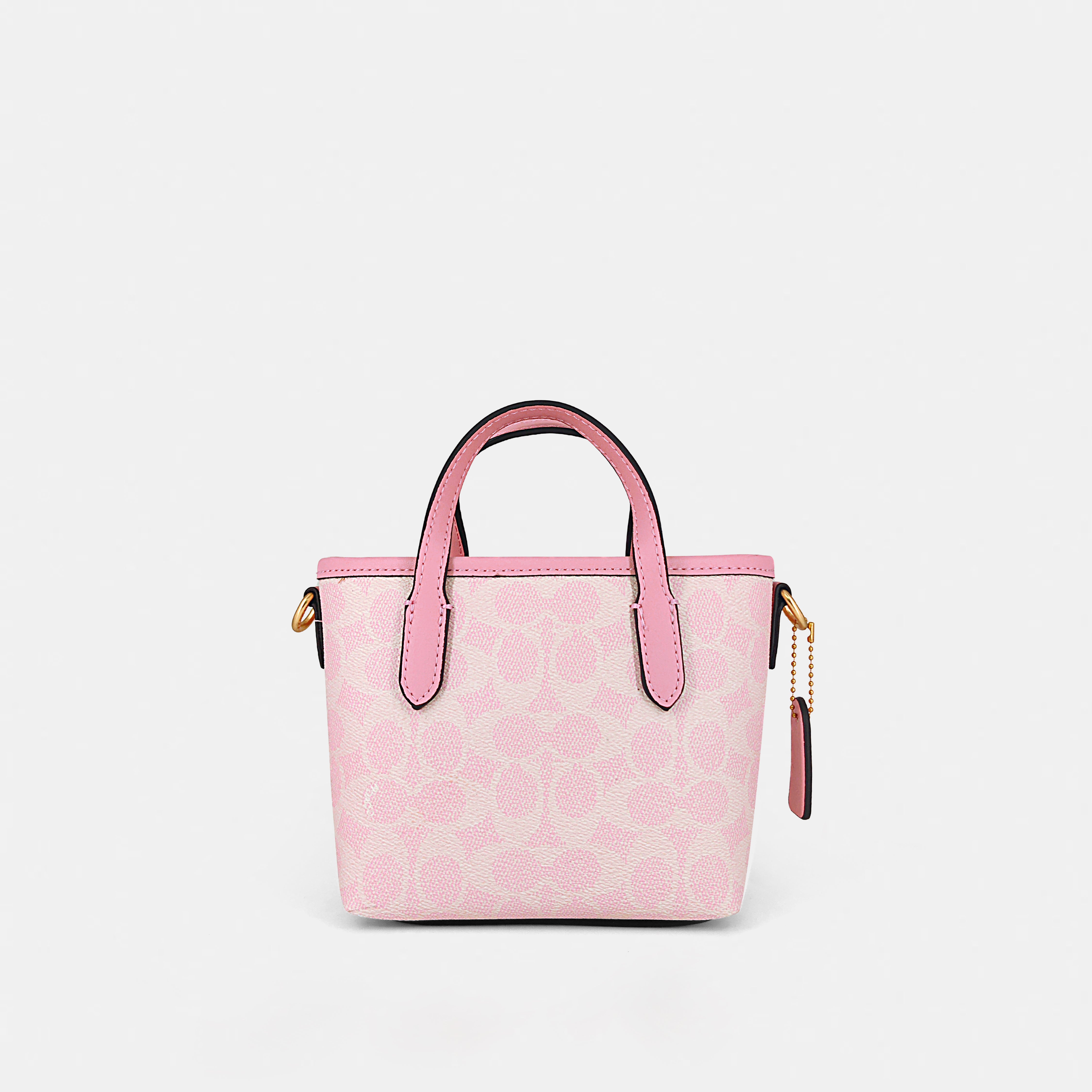 Coach-Inspired Mini Structured Handbag