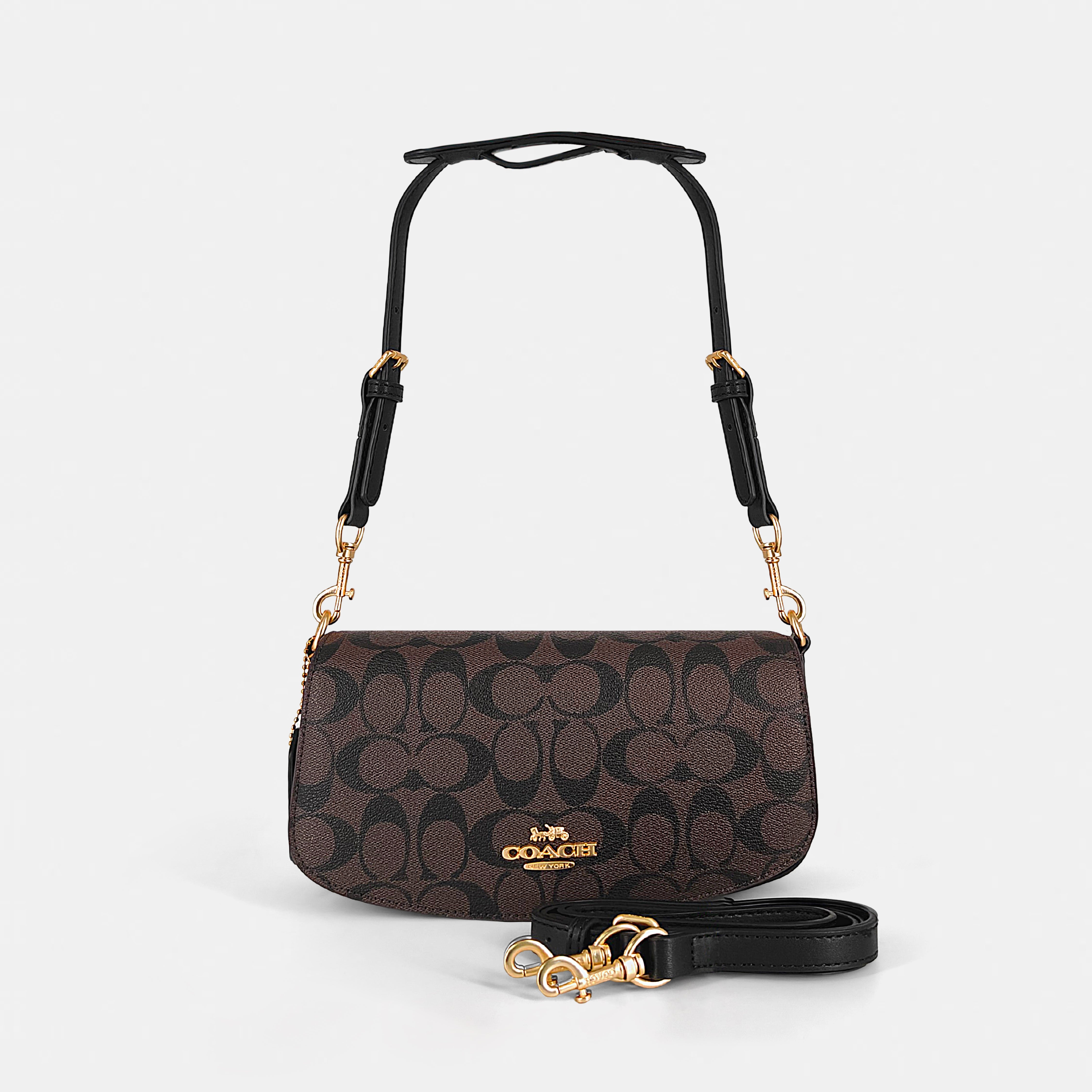 Coach-inspired mini shoulder bag