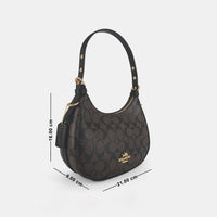 Everyday Elegance: Coach-Inspired Leather Shoulder Bag