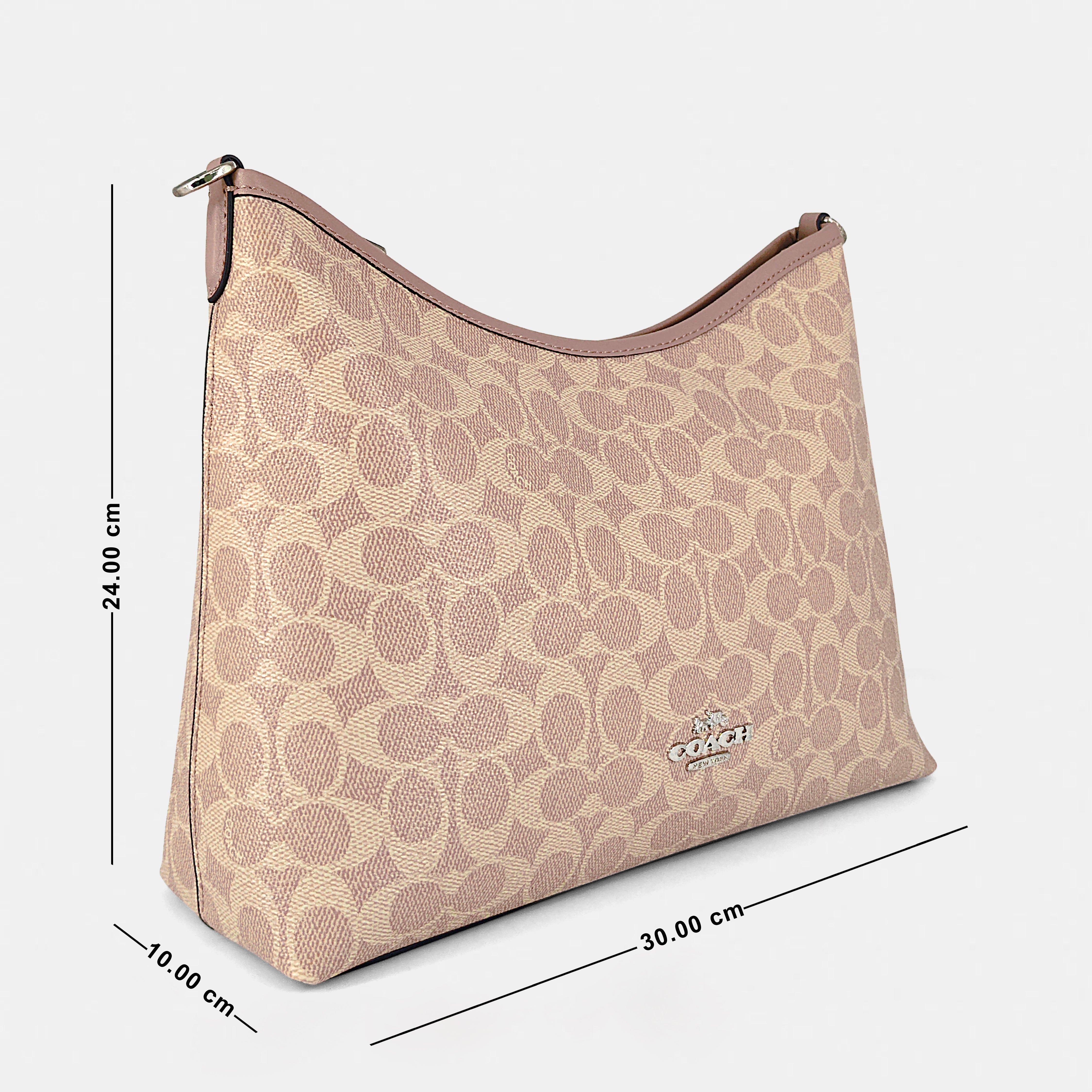 C -Inspired Structured Shoulder & Sling bag