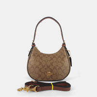 Urban Classic: Coach-Inspired Leather Shoulder Bag