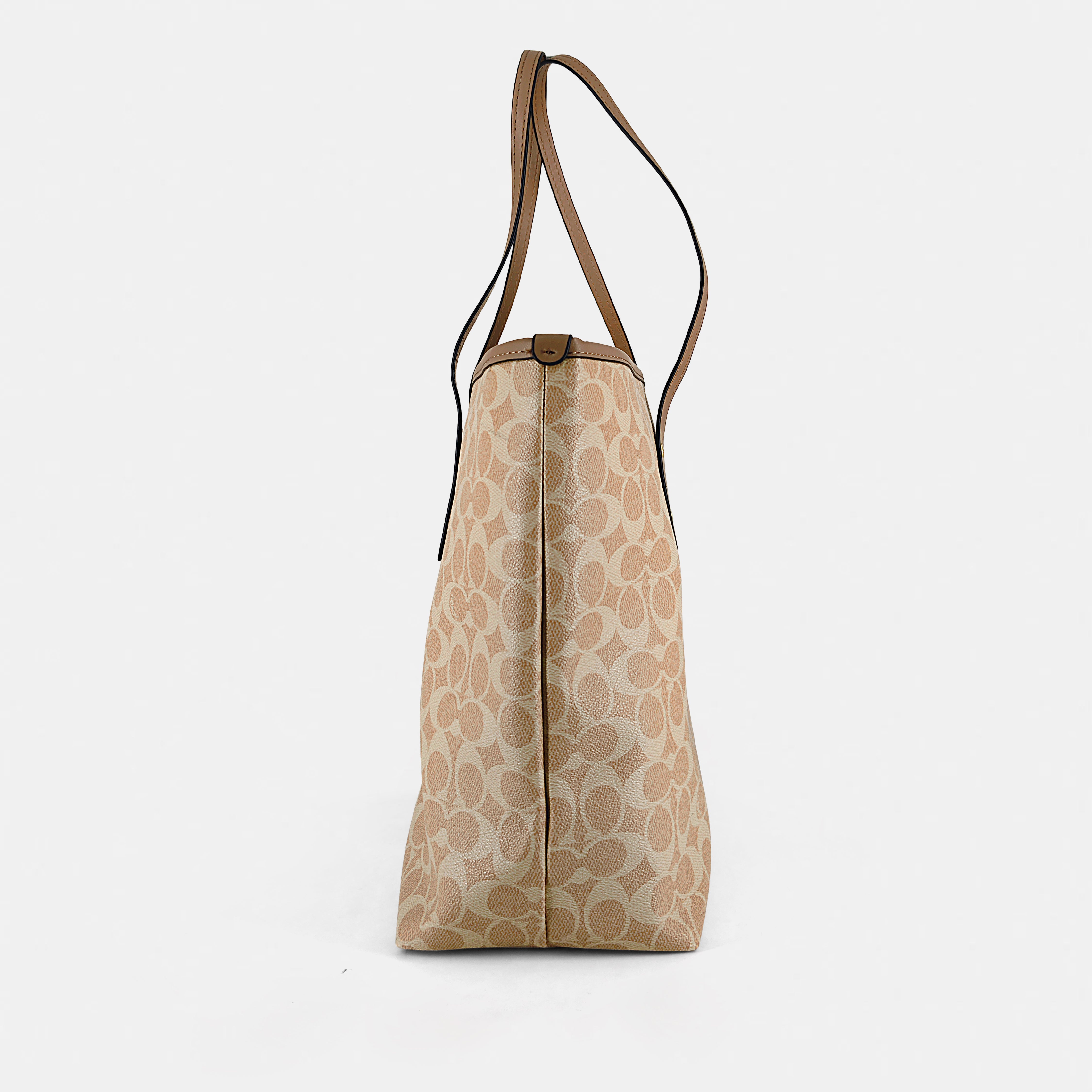 C -Inspired Structured Tote BAG