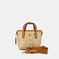 Coach-Inspired Mini Structured Handbag
