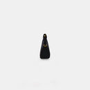 Coach-Inspired Signature Crescent Shoulder Bag