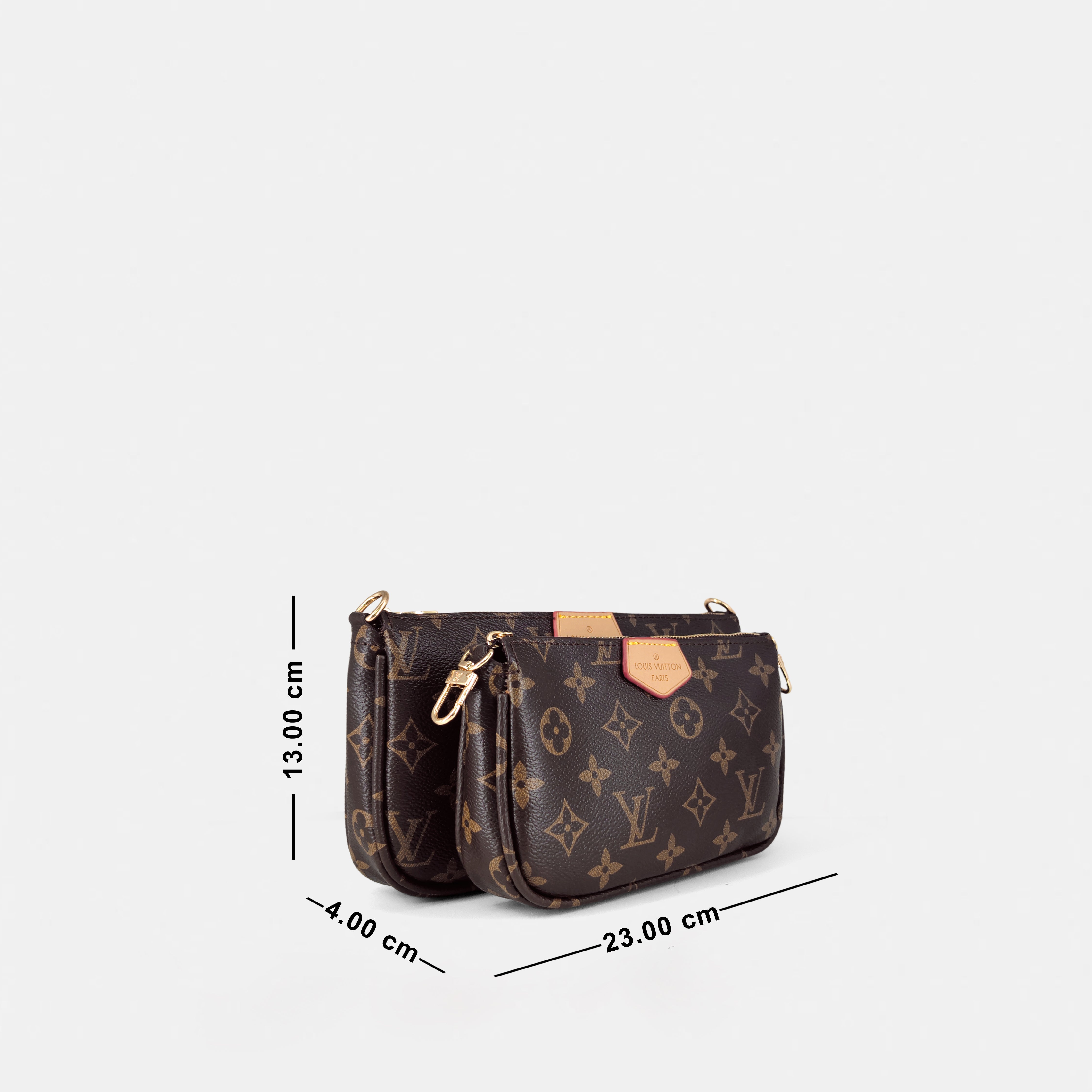LV-Inspired Monogram Crossbody Bag
