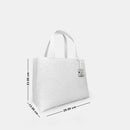 AX Aura White Shoulder Bag – Armani Exchange Inspired