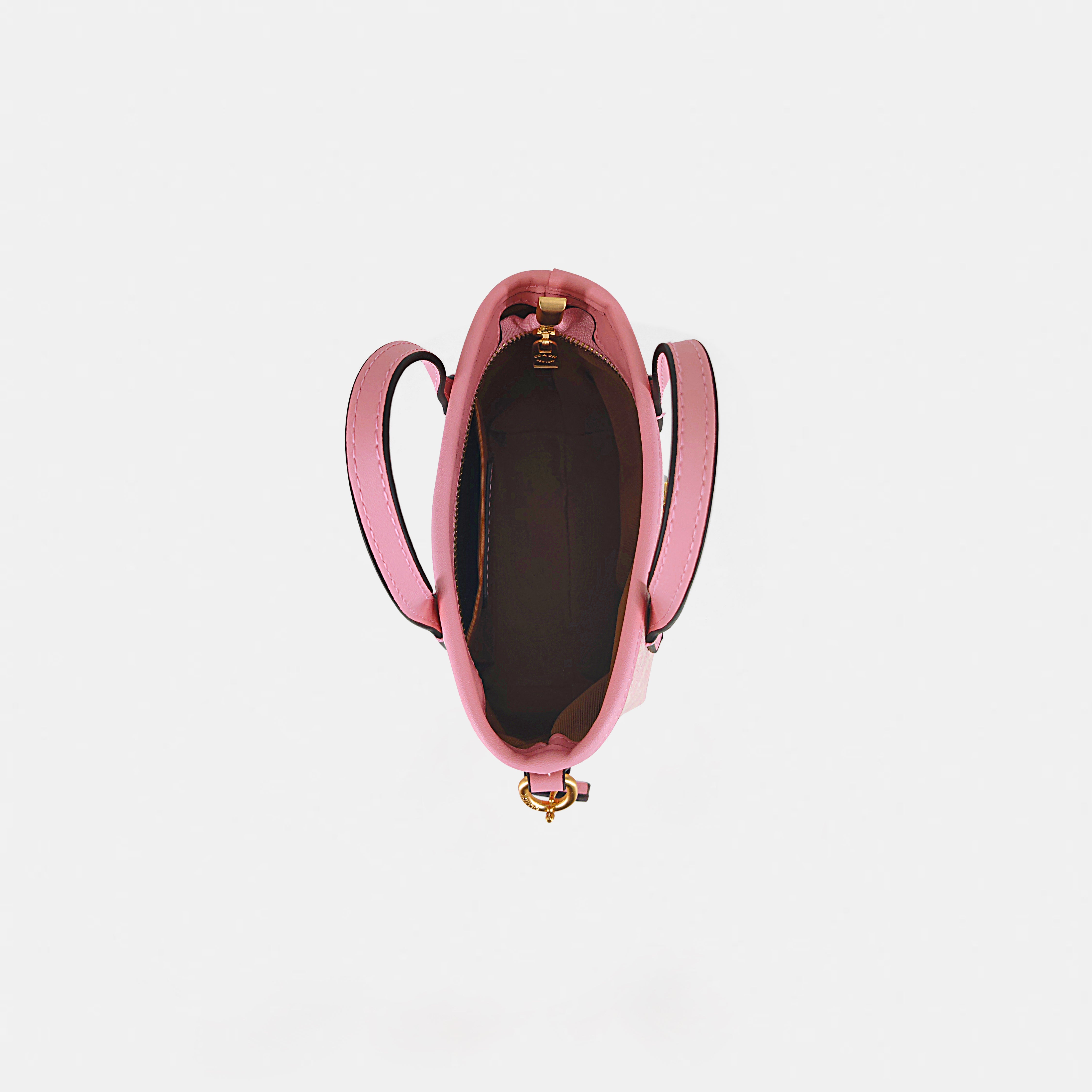 Coach-Inspired Mini Structured Handbag