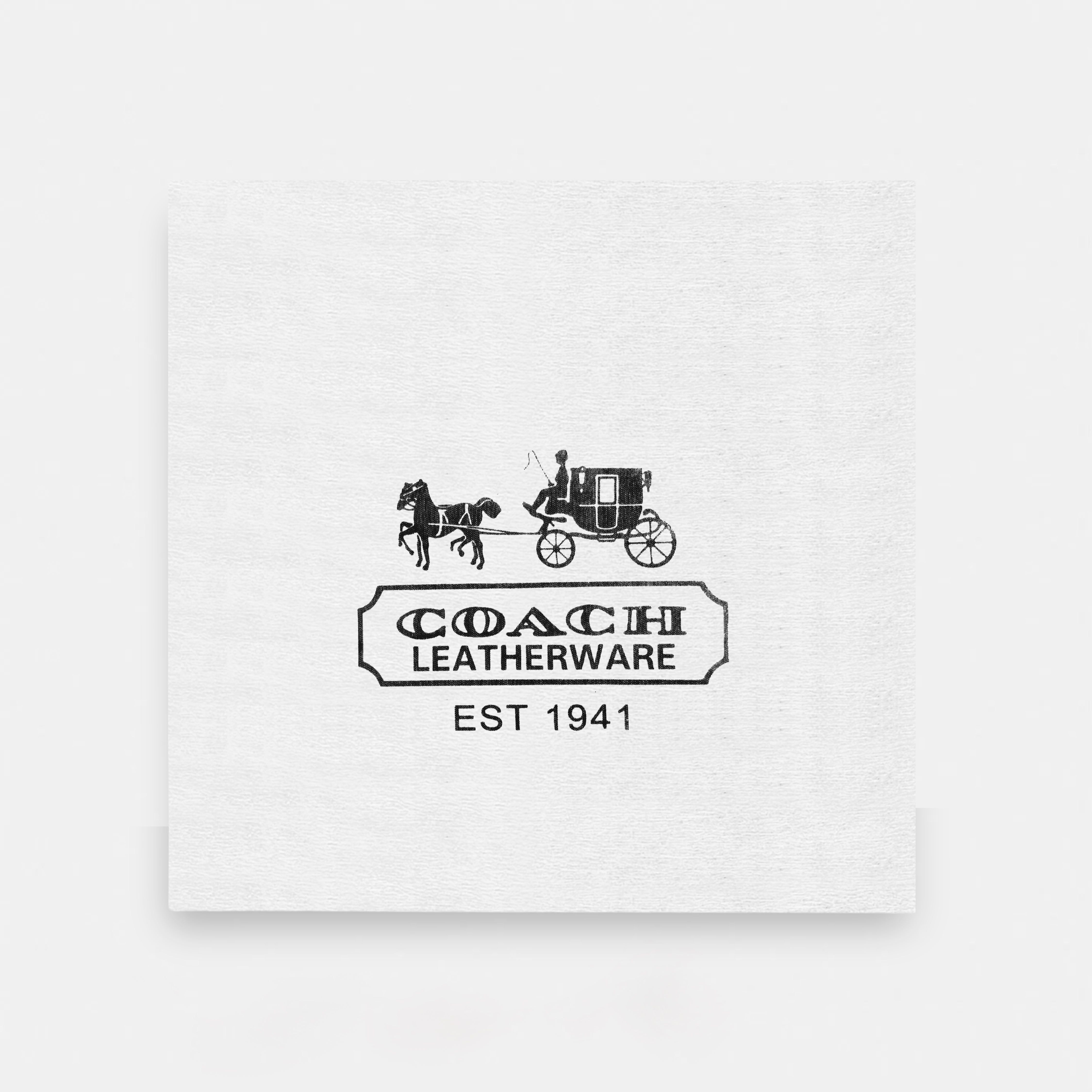 Coach-Inspired Signature Crescent Shoulder Bag