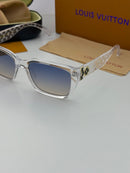 L V INSPIRED transparent blue shaded