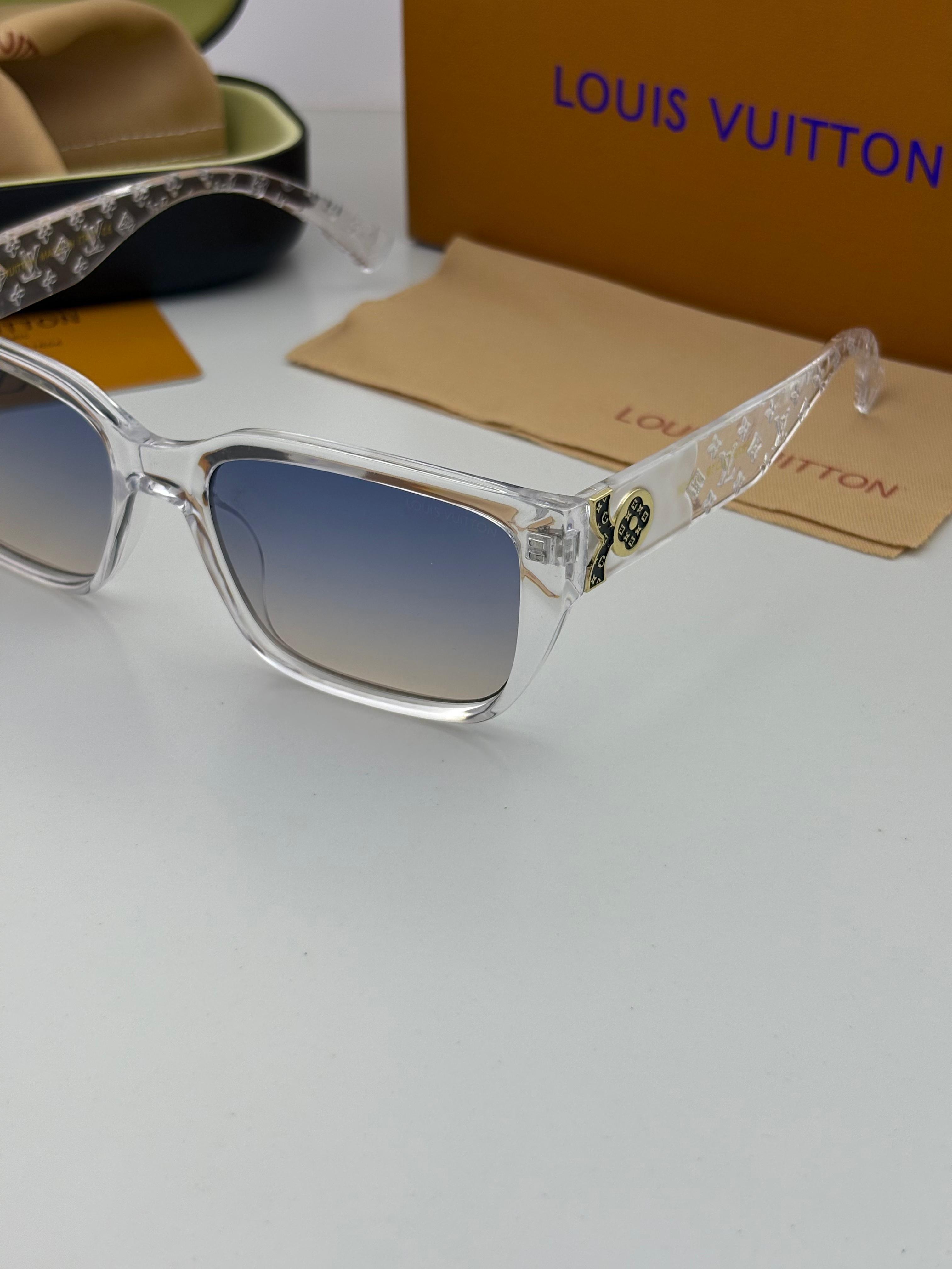 L V INSPIRED transparent blue shaded