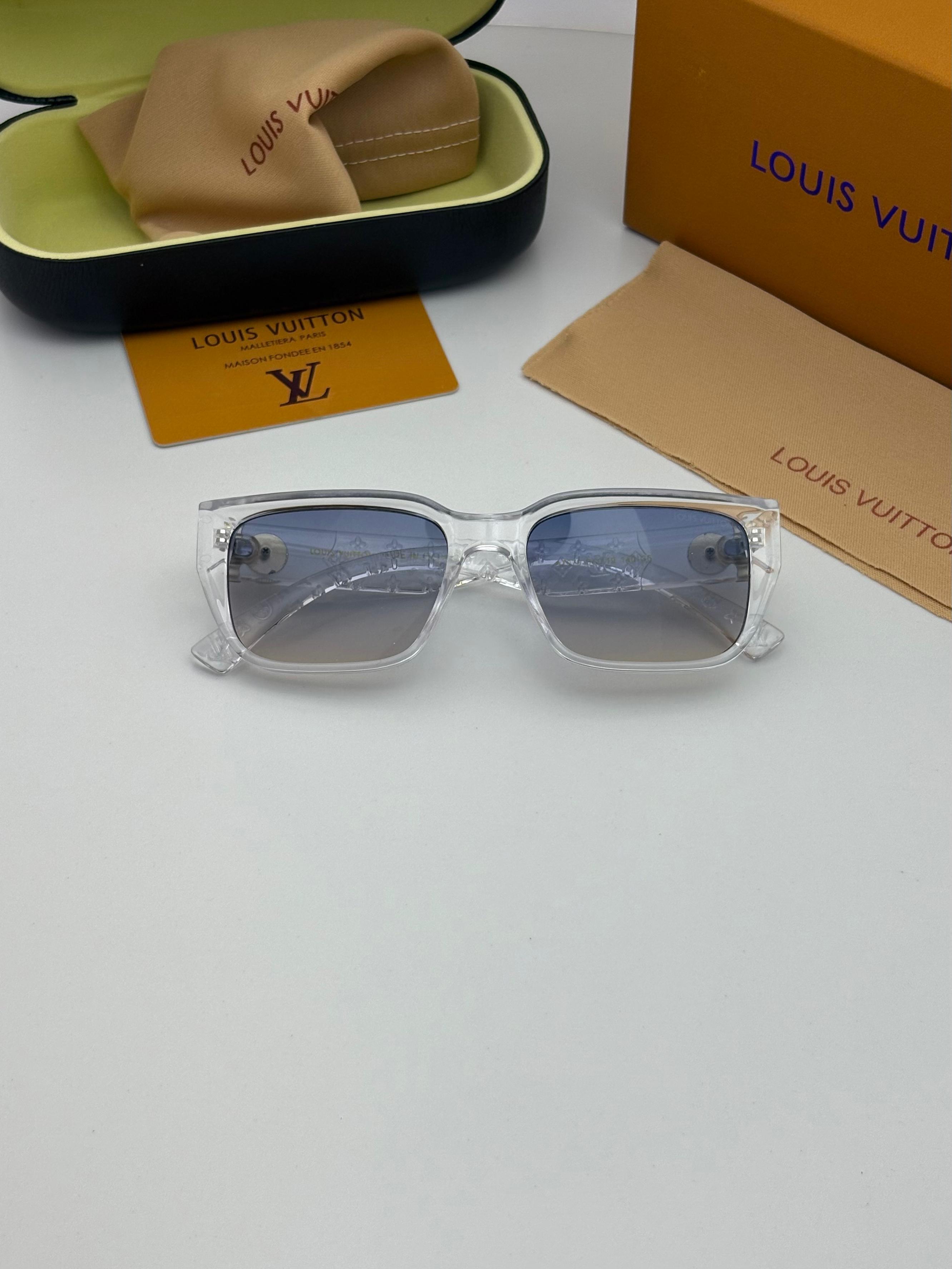 L V INSPIRED transparent blue shaded