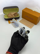 L V INSPIRED transparent blue shaded