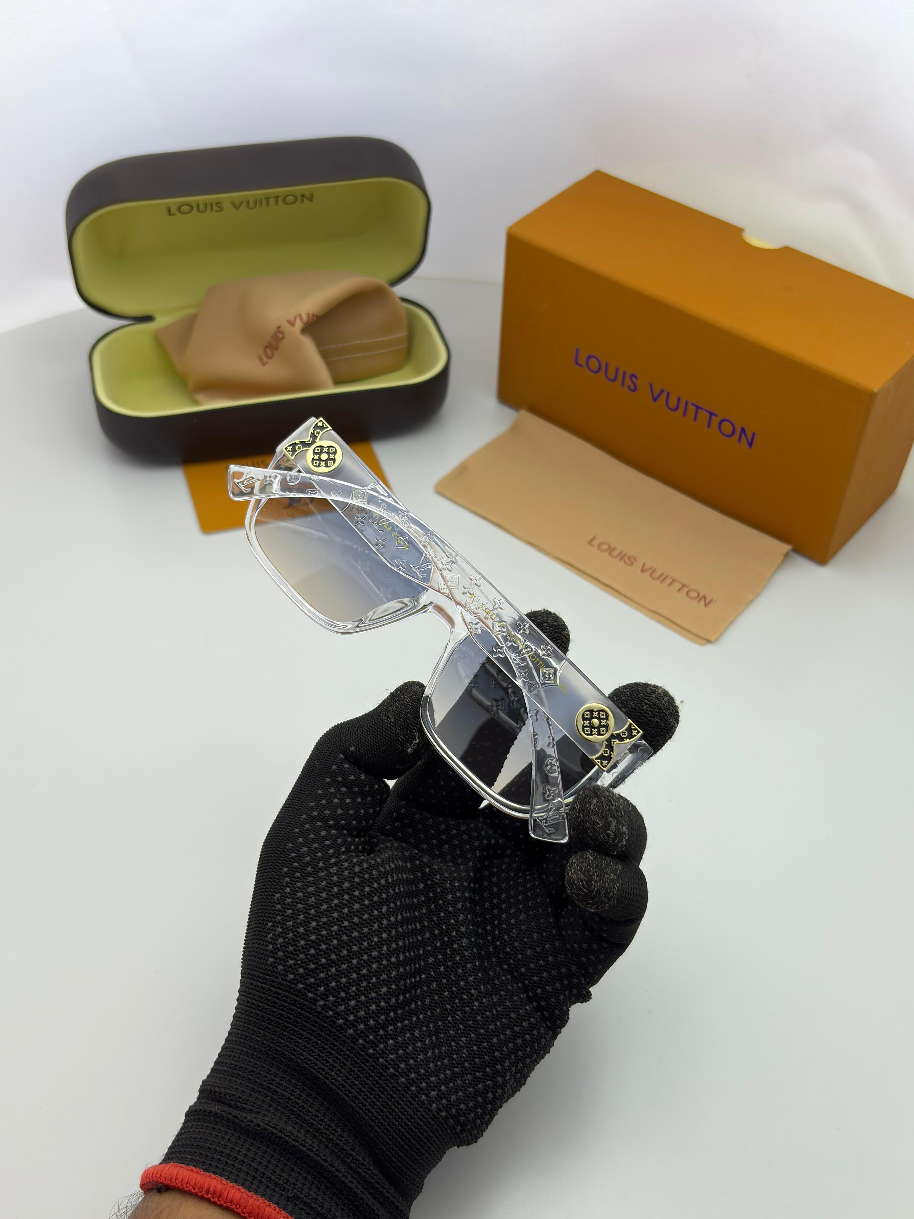 L V INSPIRED transparent blue shaded