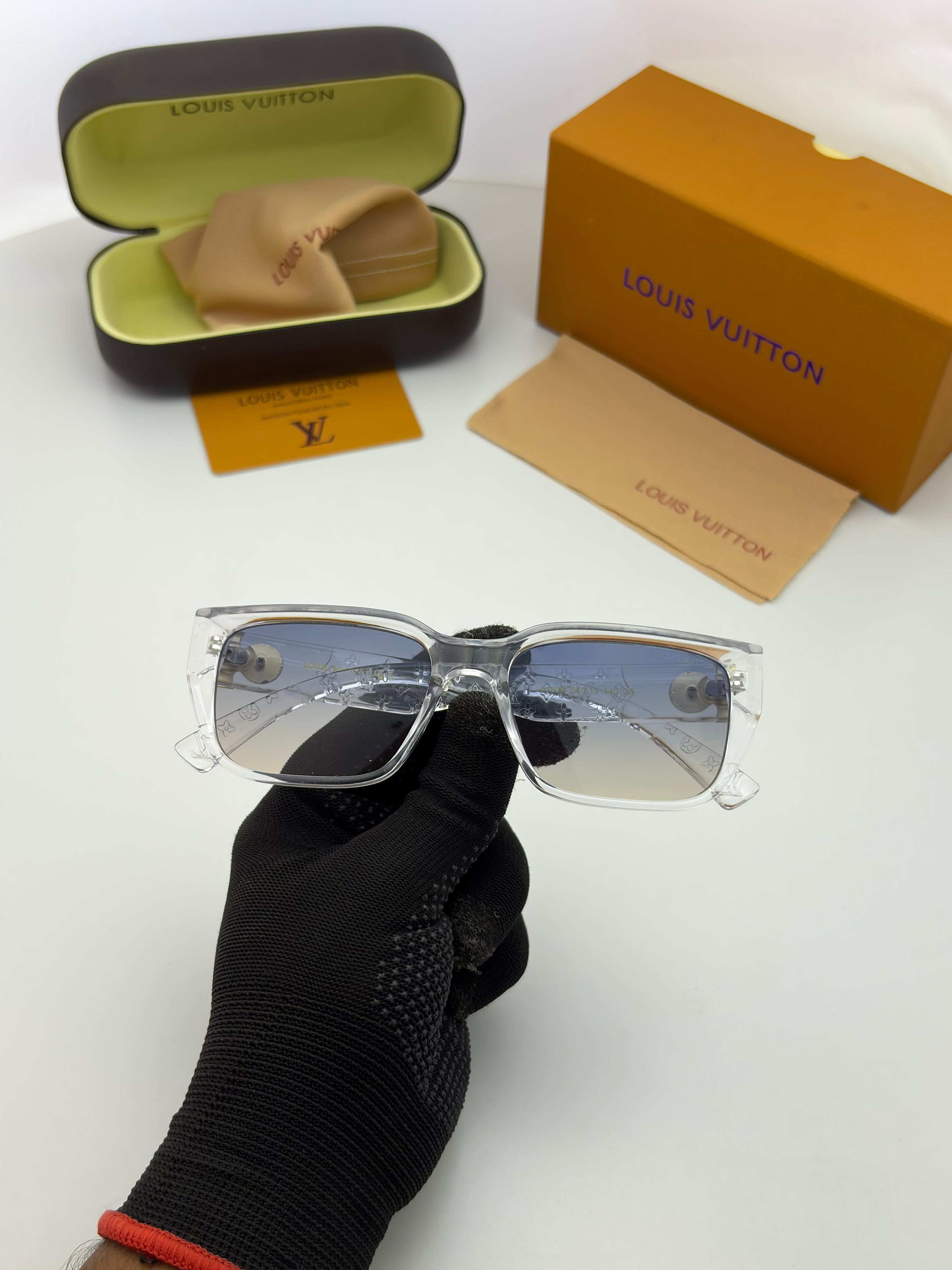 L V INSPIRED transparent blue shaded